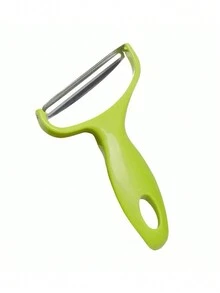 1 pieza, Rallador de repollo de acero inoxidable, Cuchillo pelador de acero inoxidable para jardín de repollo morado y lechuga, triturador con boca ancha, pelador de verduras y frutas multifuncional, utensilio de cocina para uso en exteriores y hogar - Multicolor - Ver 9