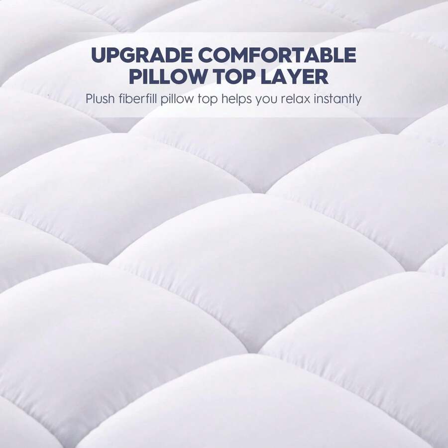 Triple Layer 3 Inch Mattress Topper Twin, 2 Inch Gel Memory Foam Pad, 1