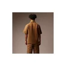 X Undercover Soukuu NF0A84SCD0T T-Shirt Boyfriend Style Mens Brown Dotknit SGN724 - Brown - View 2