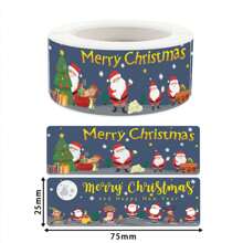 TYFYO 120pcs Rectangle Kraft Paper Thank You For Your Order Stickers For Small Business Supplies Envelope Sealing Sticker Gift Package Decor,Christmas - Multicolor - View 19