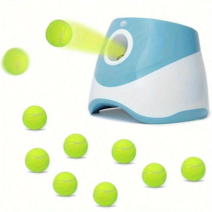 Automatic Ball Thrower For Dogs, Indoor/Outdoor Small Dog Ball Launcher