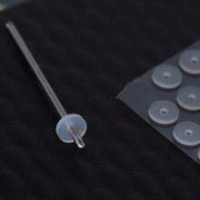 10PCS Piercing Healing Silicone Discs Flexible Anti Hyperplasia Saucer Prevents Irritation Inflammation Drilling Ear Stud Nose Ring Lip Piercing