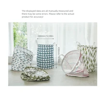 1pc INS Style Laundry Basket, Nordic Portable Storage Basket Foldable Handheld Organizer Box For Baby Toys - Multicolor - View 3