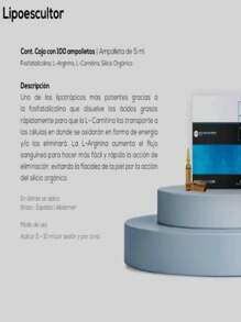 LIPOESCULTOR MESOFRANCE - Coctel para reducción de grasa - 1 blíster con 10 Unidades de 5ml - Albaricoque - Ver 2