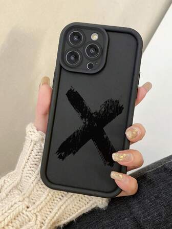 1 个 X-Pattern 手机壳，采用微孔设计，保护相机，防震，兼容 Iphone 11 Pro Max/12 Pro Max/13 Pro Max/14 Pro Max/15 Pro Max、Redmi、OPPO/Realme、VIVO、Infinix、Honor、MOTO、Itel、One Plus