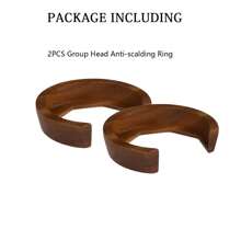 Máy pha cà phê Grouphead Vòng chống bỏng cho phụ kiện Espresso dòng E61 Công cụ Barista Tương thích với E61 ROCKET LELIT/ECM GEMILAI 3145 Series Portafilter Phụ kiện cà phê Đồ dùng học tập - màu nâu - Xem 12