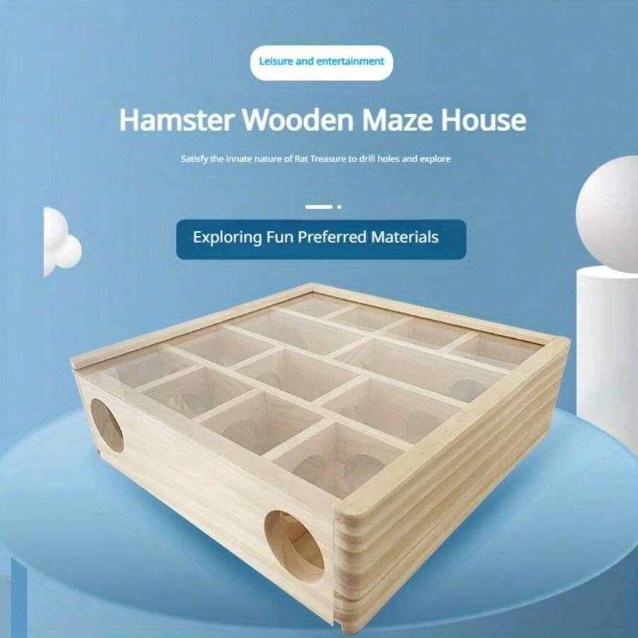 Hamster Cage Toy, Golden Wire Bear Cage, Special For Creating Scenery ... - Hamster Cage Wire Hole