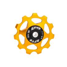 Polea guía del desviador de acero ZTTO, rueda de jockey de bicicleta de MTB / carretera con rodamiento de acero de 11T / 13T aleación de aluminio CNC AL7075, disponible en 4 mm / 5 mm / 6 mm