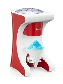 Shaved Ice Machine Snow Cone Machine, Reemix Slushie Machine For Snow Cone, Snowballs, Frozen Cocktails And More, Easy To DIY With Snow Cone Syrup At Home - US A Type Plug(110-127V) - View 1