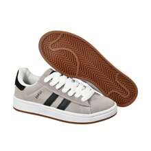 Tenis Masculino Daruj Esportivo Confortavel Academia Casual Sneaker Skate - Cinza - Visão 2