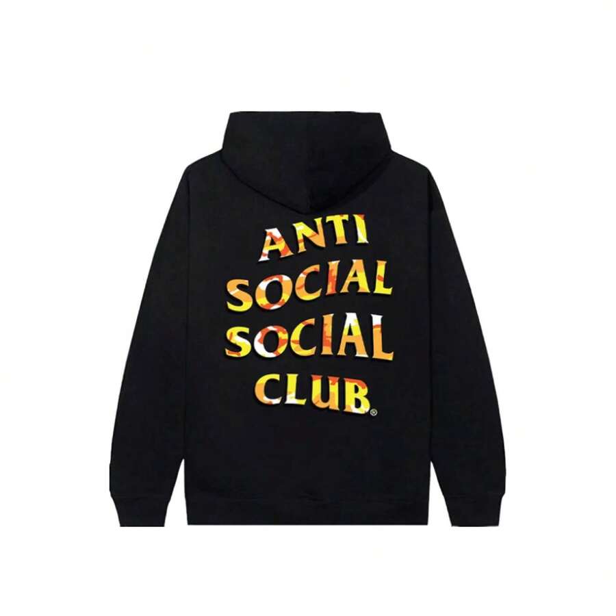 Anti Social Social Club Tin nhắn ẩn 8.0 Áo hoodie đen chỉ phát hành cho thành viên - màu đen - Xem 1