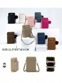 Phone Wallets - 粉色 - 查看 5