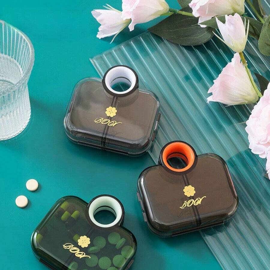 便攜式迷你藥盒，塑料旅行分裝盒，密封藥物儲存盒批發