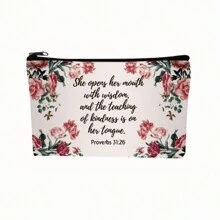 10 Pcs Christian Makeup Bag Bible Pencil Pouch Bible Cover Floral Cosmetic Bags Set Christian Inspirational  Gifts Study Supplies For Women, Adults, Baby Shower Prizes  Gifts In Bulk - 10 Pcs Christian Makeup Bag - View 13