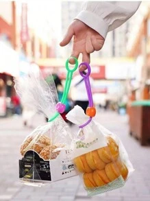 1pc/3pcs/4pcs/5pcs/10pcs/15pcs Bread & Food Sealer Clamp With Multi-Purpose Sealing Machine Clips, Reusable Zip Lock Food Bag Sealing Cord