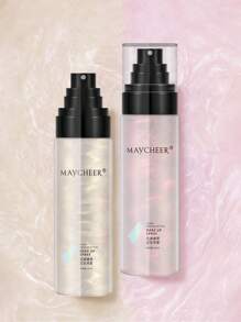 MAYCHEER 保濕定妝噴霧,1入組持久臉部化妝產品 - 紫色 - 查看 2