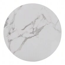 Nesting Table Coffee Table With Metal Base And Wooden Top, Modern Luxury Living Room Sofa Side Table, Set Of 2 - White - View 6