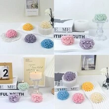 1 Máy Tính DIY Macaron Hoa Hồng Đồ Trang Trí Khuôn Thạch Cao Nến Thơm Hoa Hồng Khuôn Silicon Khuôn Silicon Cúc Vạn Thọ Khuôn Nến Thơm Hoa Cúc Ngày Của Người Chết Đồ Trang Trí Cúc Vạn Thọ Làm Khuôn - trắng - Xem 11