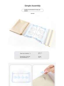 1入組PP牛津布貓床，安全的掛窗式貓窩床，節省空間的貓咪置物架座位