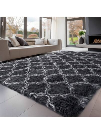 Piece Fluffy Shaggy Living Room Rug,Tie Dye Ultra Zachte Bedroom Vloer Carpet, Non Slip Indoor Mat, Home Kids