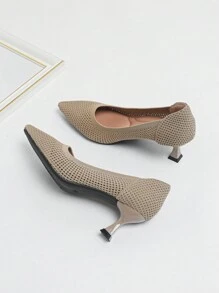 高跟鞋編織軟透氣，大碼43/42/41新鞋款2024