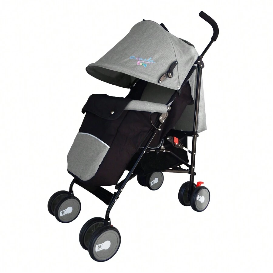 Carriola Plegable con Cubre-pies Aquila hasta 15 Kg - Gris - Ver 1