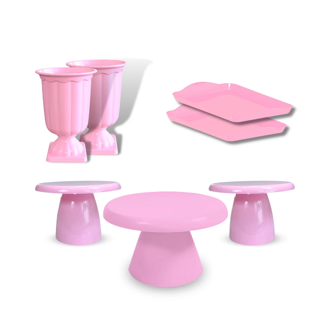 Party Backdrops - Màu Hồng baby - Xem 1