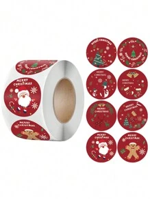 500 piezas Etiquetas de advertencia redondas de 1.5 pulgadas para velas, herramientas DIY para hacer velas - 500 piezas/rollo - Ver 5