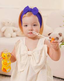 Oaoleer 20/27 件装 女宝宝尼龙头带 头巾 蝴蝶结发带 弹性发饰 适合儿童 幼儿 婴儿 新生儿 爱情情人节 - 彩色 - 查看 5