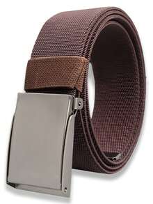 4cm Wide Solid Color Nylon Belt, Outdoor Breathable Canvas Webbing Belt Can Be Cut To Fit - A - View 12