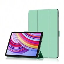 适用于小米 iPad Redmi Pad Pro 12.1 英寸 2024 POCO Pad 平板电脑智能保护套 PU 材质 自动休眠唤醒 - 綠色 - 查看 7