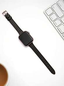 1pc Leather Watch Band For Women, Compatible With Apple Watch Bands Ultra/Se/8/7/6/5/4/3/2/1, Lim Waist Design, Sizes 38/40/41/42/44/45/49mm