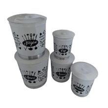 5-Piece White Food Set - Aluminum - 白色 - 查看 1