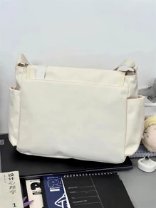 Y2K 日本原宿少女书包 2024 新款透明 Itabag 斜挎包 DIY 徽章展示板 Ita 包，街头和日式风格女包