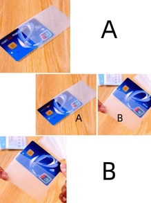2pcs Matte We And Narrow Mouth Anti-Degaussing Bank Card Sleeve Transit Card Meal Card Protective Cover Membership Card Organizer Outer Sleeve IC Card Sleeve Matte Transparent Passport Holder With Minimalist Plastic Open Card Sticker Card Sleeve Card Sleeve Bank Card Sleeve Small Change Card Sleeve Meal Card Protective Cover Creative Coin Purse Card Holder Wallet Business Card Holder Credit Card Holder Id Card Holder Women For Women For Men Card Wallet