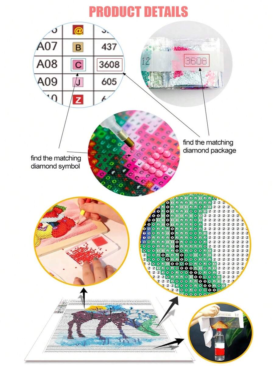 Adult 5D Leopard Print Diamond Painting Kit Full Drills Mosaic Cross