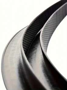 2pcs Universal Automotive Retrofit Accessories Fender Wheel Eyebrow Protector Wheel Arch Trim Strip, Automobile External Parts, Car Rub Protection, Protect Your Car Effectively, Easy To Install - Black - View 4