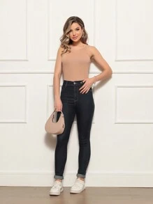 Kit 4 Regatas Canelada Feminina Blusa Básica Camiseta Casual Blusinha sem Manga