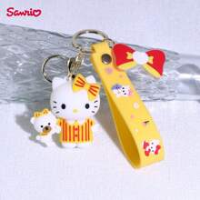 1PC Official Licensed Blue Funny Peripheral Keychains Cartoon Cute Key Chain Pretty Everyday Backpack Charms Car Key Decorations Party Favours For Girlfriends - Baby Blue - View 11