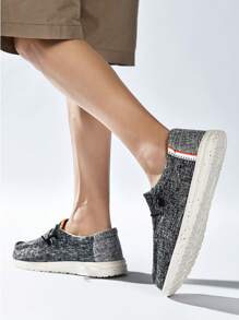 Men's Canvas Sneakers, Lightweight Breathable Slip-On Design, Non-Slip, Suitable For Comfortable And Casual Walking In Spring And Summer - Multicolor - View 4