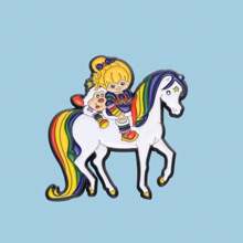 Cute Sun, Rainbow & White Horse Metal Brooch Badge, Versatile Decoration For Clothes, Backpack, Hat; Suitable As A Small Gift For Friends And Classmates Valentines - Multicolor - View 11