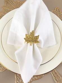 丰收节秋季餐巾环 (1/4 件) 金属餐巾环扣 餐桌装饰 桌面节日装饰 餐垫餐巾架 餐桌餐巾环 适用于婚礼、露营、节日、派对、家居装饰、派对用品 - 彩色 - 查看 11