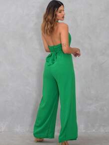 Women Jumpsuits - 綠色 - 查看 3