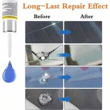 YuliSpy Windshield Repair Kit,Upgraded Windshield Crack Repair Kit,4 Packs Windshield Chip Repair Kit,Windshield Repair Kit For Chips And Cracks,Glass Repair Kit Fluid Quick Fix For Star-Shaped Crack - Black - View 5