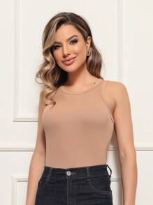 Kit 4 Regatas Canelada Feminina Blusa Básica Camiseta Casual Blusinha sem Manga