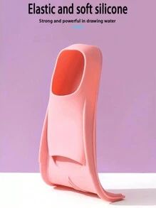 Diving Fins, Swimming Freestyle Breaststroke Special Training Adult Short Duck Shoes Silicone Diving Snorkeling Equipment, Bring You A Pleasant Swimming Experience, Beach Essentials, Beach Accessories, Pool Float - Blue - View 6