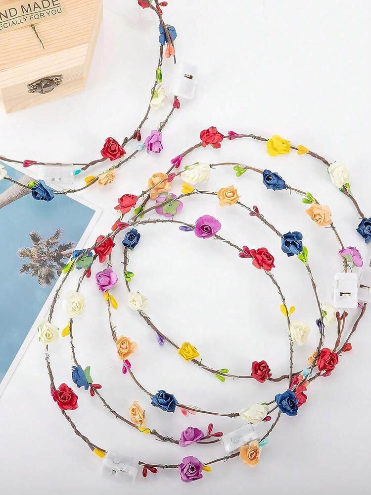 Fascia Luminosa Per Capelli 1 Pezzo - Fascia Per Capelli Luminosa Con LED, Fascia Per Capelli Con Diadema LED Lampeggiante
