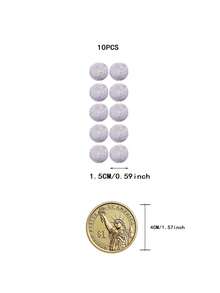 10入組天然珍珠母貝薄片，適用於珠寶首飾製作，如風鈴、耳環和項鍊等DIY項目，是送給朋友和母親的絕佳禮物 - 天然貝殼片 - 查看 17