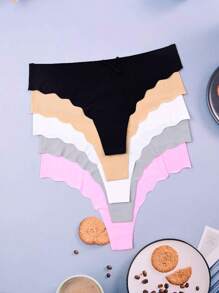 5pcs Women 5color Sexy G-String Underwear Lace Seamless Panties Thong Lingerie