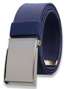4cm Wide Solid Color Nylon Belt, Outdoor Breathable Canvas Webbing Belt Can Be Cut To Fit - A - View 13